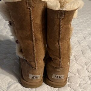 Cozy Tan Suede Boots with Fur Lining